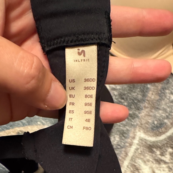 Black and Tan Women's Bra Set - Picture 2 of 5